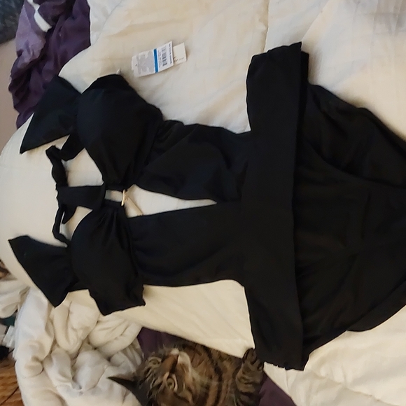 Kenneth Cole New York Other - Black Kenneth Cole New York Cut Out Bathing Suit 1Pc NWT